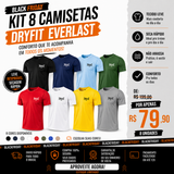 8 Camisetas Everlast - Frete grátis