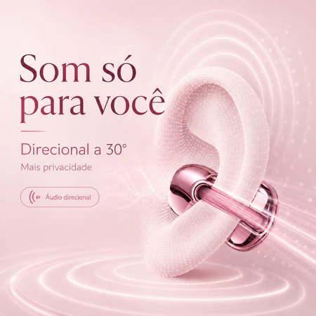 Áudio direcional, som só para você