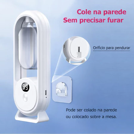 Difusor de aroma colado na parede sem precisar furar