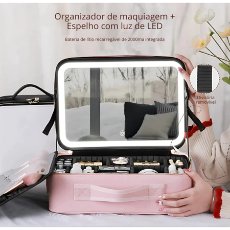 Detalhe da maleta de maquiagem 7