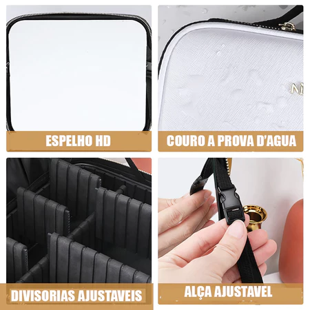 Detalhe da maleta de maquiagem 10