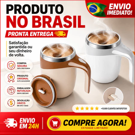 Imagem 9 da caneca misturadora magnética