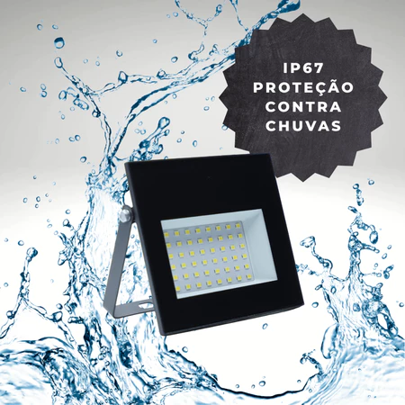Refletor LED 400W com proteção IP67 contra chuva