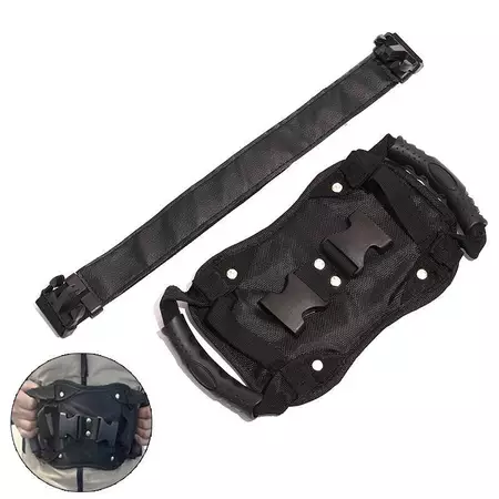 Parte interna e ajuste da cinta para passageiro