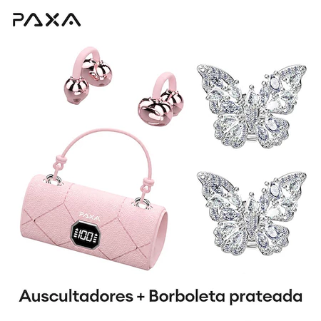 Fone Bluetooth Clip Borboleta Feminino