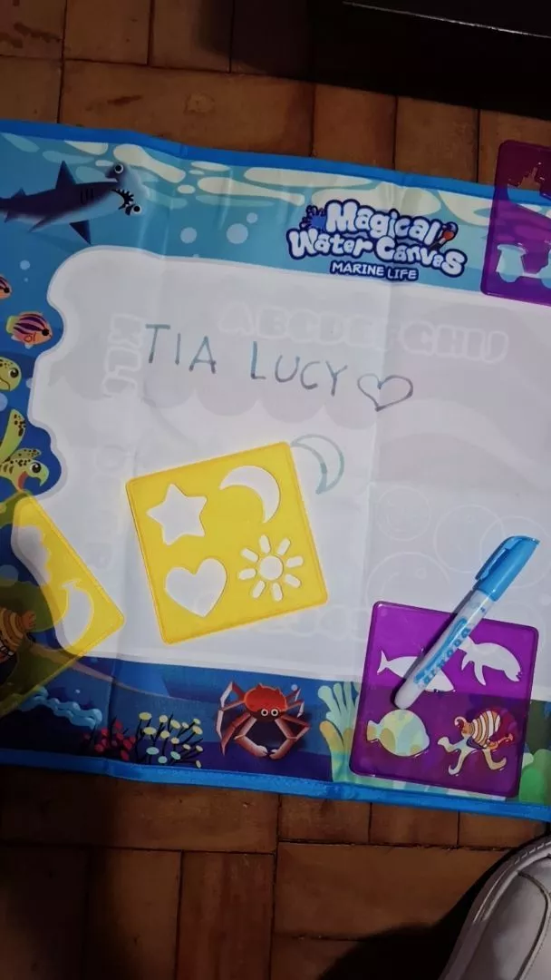 Foto do tapete de desenho enviada em avaliações 7