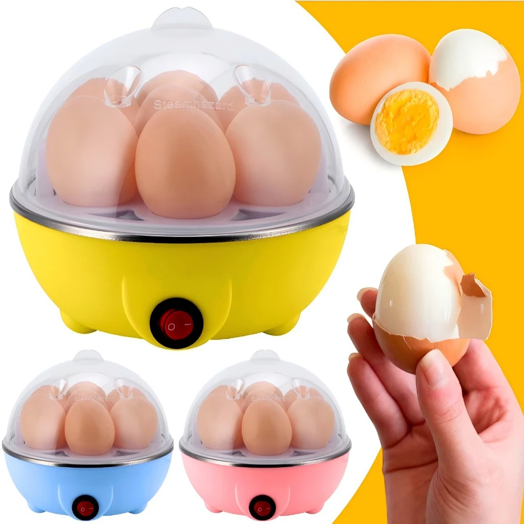 Cozedor de Ovos Elétrico · Cozinha até 7 Ovos em 10 min