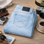 KIT 2 Calça Jeans Masculino Skinny Elastano