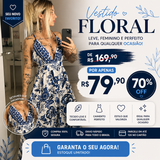 Vestido Boho Longo Estampado
