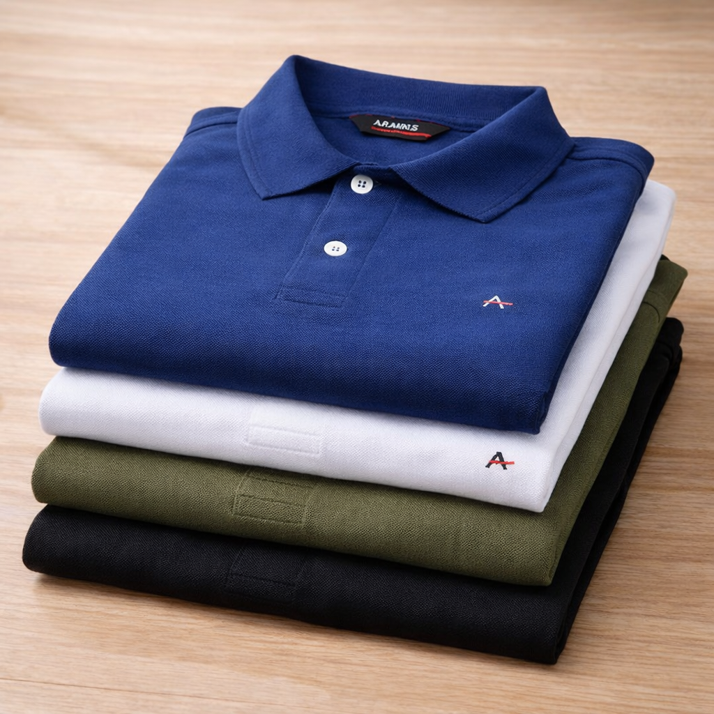Kit 2 Camisas Polo Masculina Algodão Piquet Básica Premium