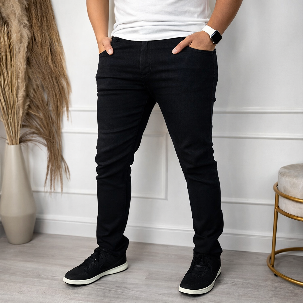KIT 2 Calça Jeans Masculino Skinny Elastano