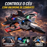 Avião Drone Combat Aircraft - Incluso Controle Remoto + Carregador