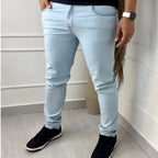 KIT 2 Calça Jeans Masculino Skinny Elastano