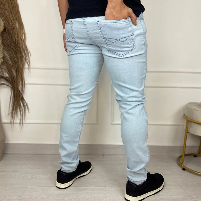 KIT 2 Calça Jeans Masculino Skinny Elastano