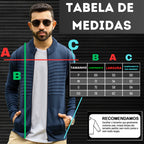 Jaqueta Masculina Casaco Lã Blusa De Frio Inverno Tricô Com Bolsos