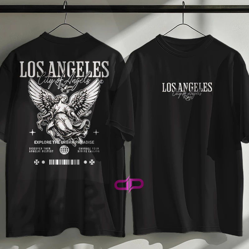 Camiseta Streetwear City Of Los Angeles Algodão Premium