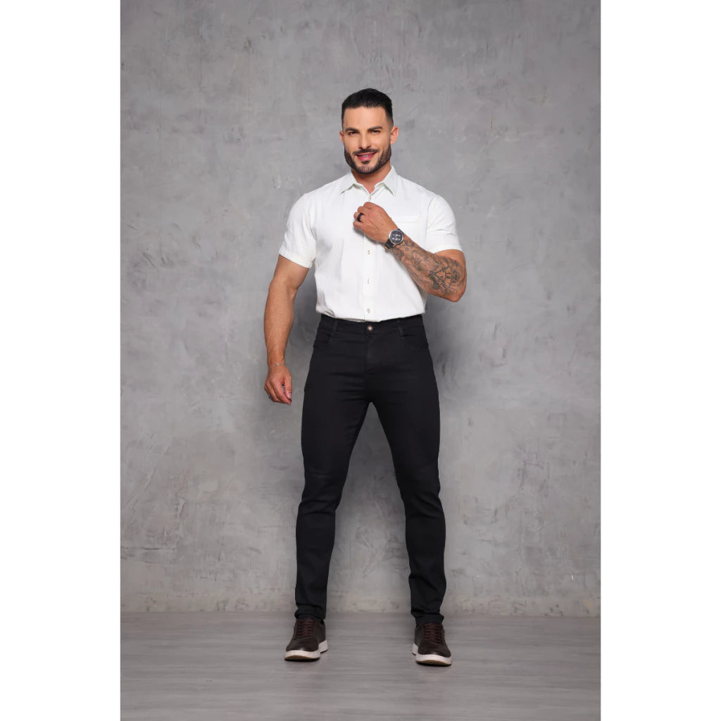 Calça Jeans Masculina Skinny Com Elastano Premium Promoção