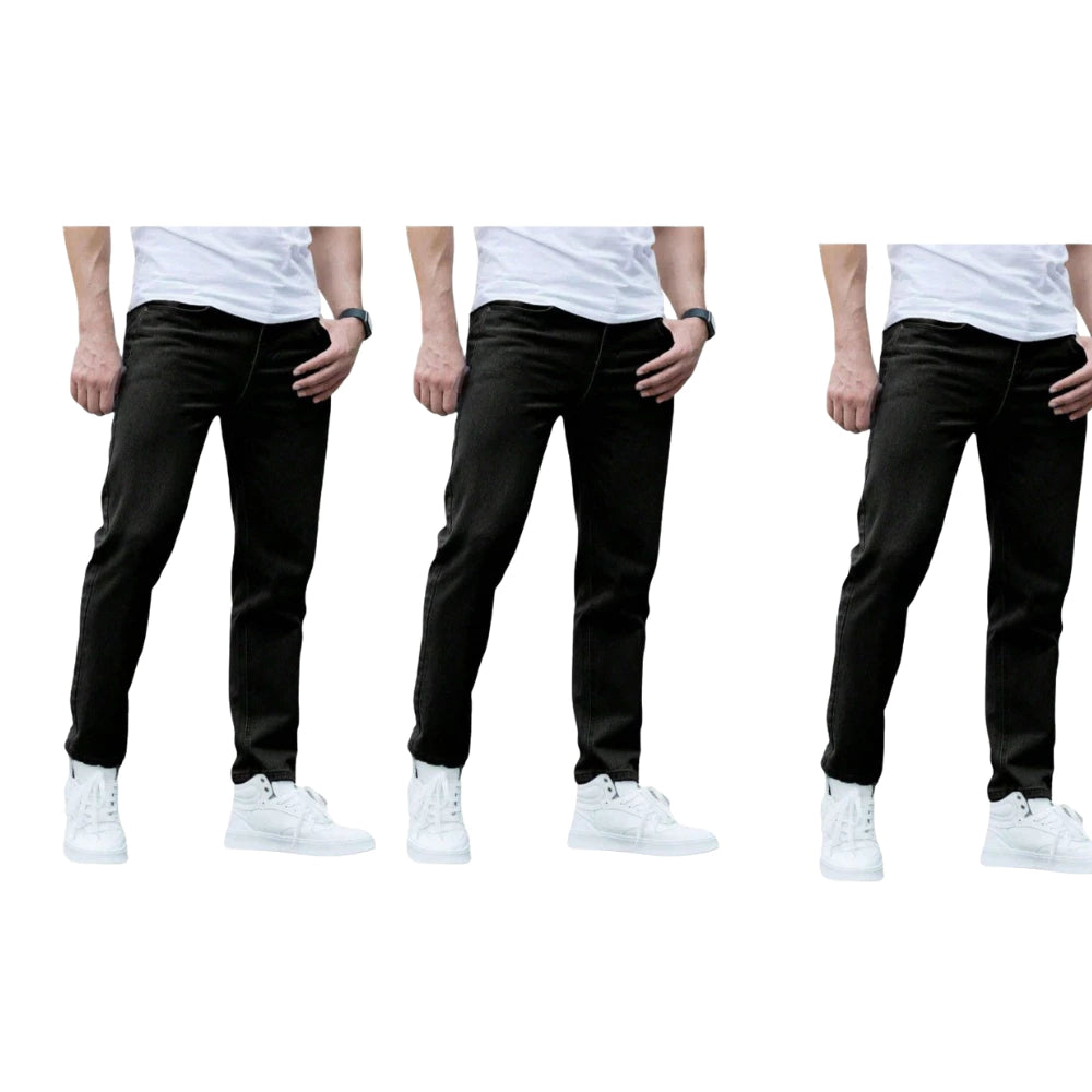 Kit Calças Jeans Premium - Frete Grátis - Skinny Corte tradicional Basico com Lycra