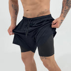 KIT 3 Shorts 2 em 1 Masculino Dry Fit