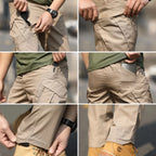 Calça Cargo Tática à Prova de Vento e Água com Bolsos Múltiplos - P ao G4