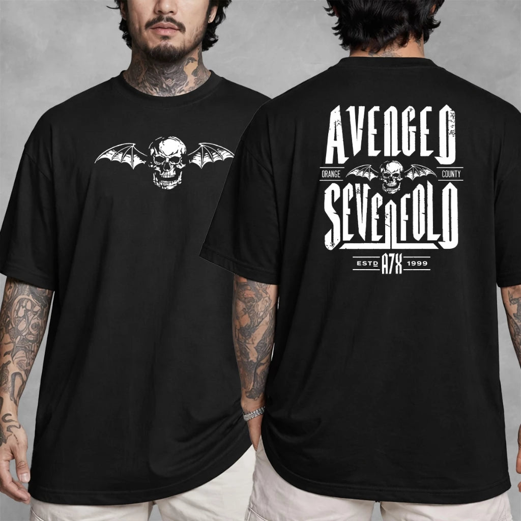 Camiseta Oversized Oversized Rock Avenged Sevenfold