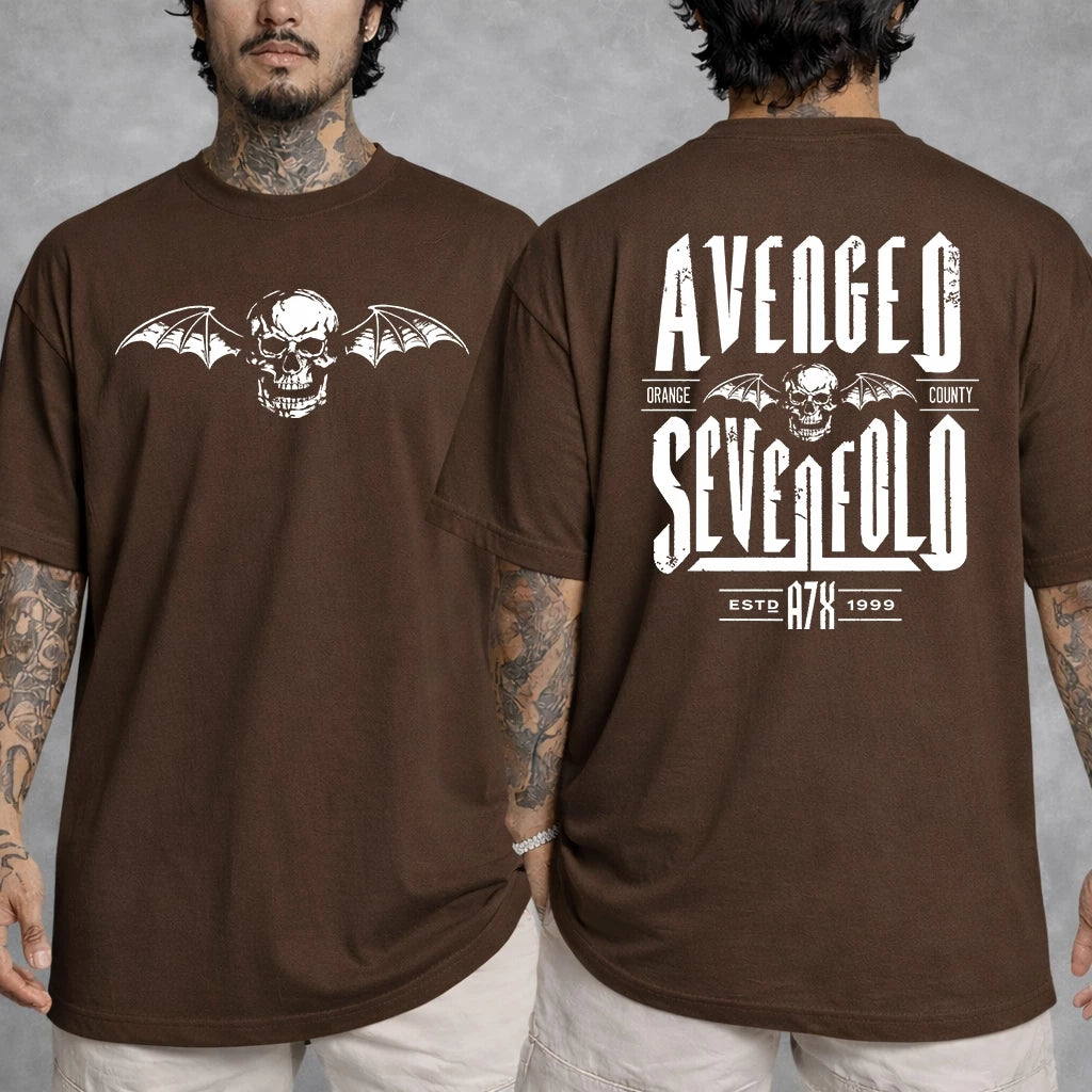 Camiseta Oversized Oversized Rock Avenged Sevenfold