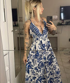 Vestido Boho Longo Estampado
