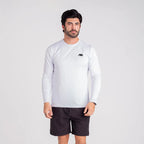 Rash Guard Speed Run com Proteção UV50+ Branca