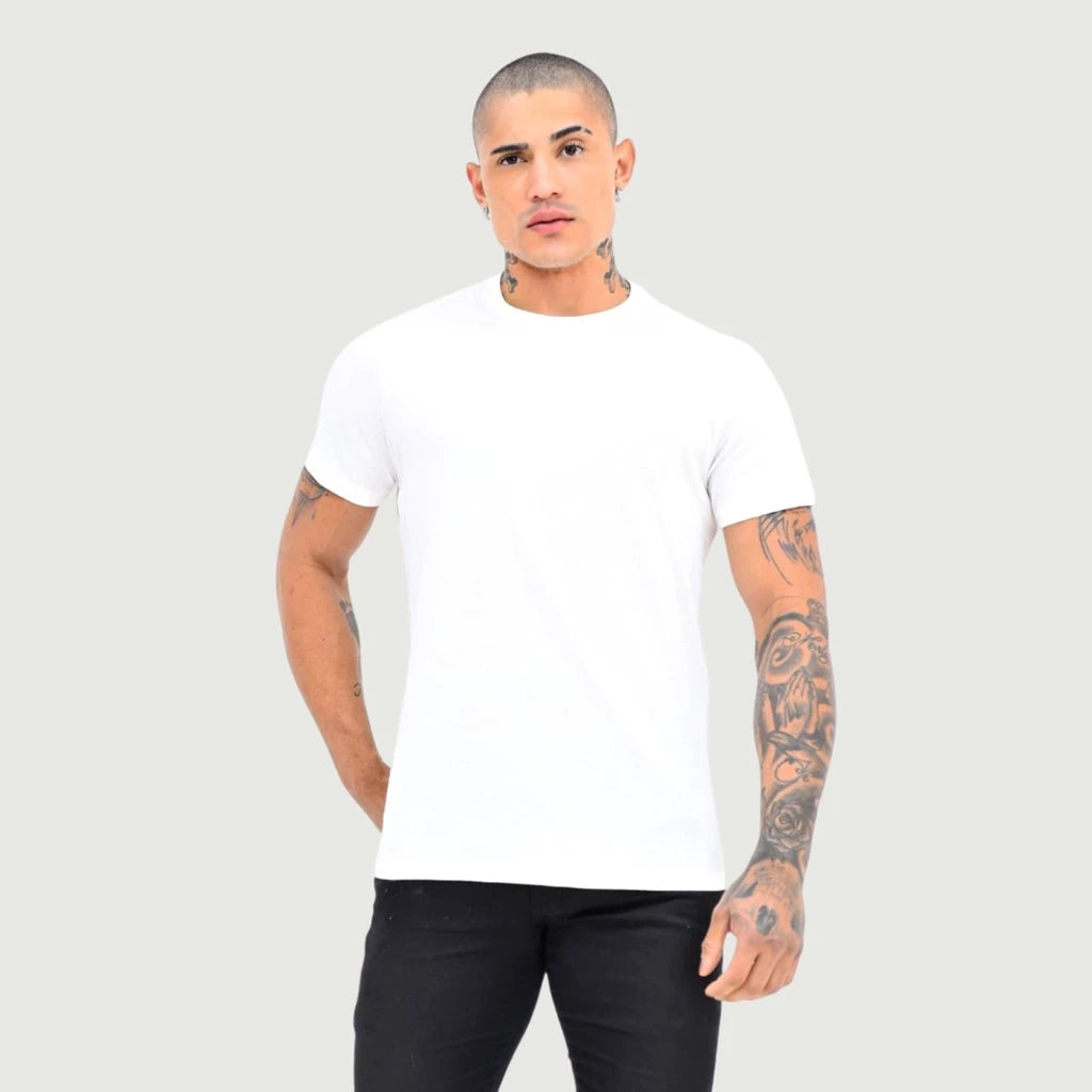 Camiseta Masculina Camisa Basica 100% Algodão Premium