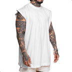 Kit 4 Camiseta Regatas Streetwear Básica Em Algodão Plus Size