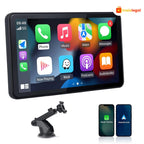 Tela central Multimídia Universal 7" CarPlay Android iOS • Bluetooth • GPS • Espelhamento Celular